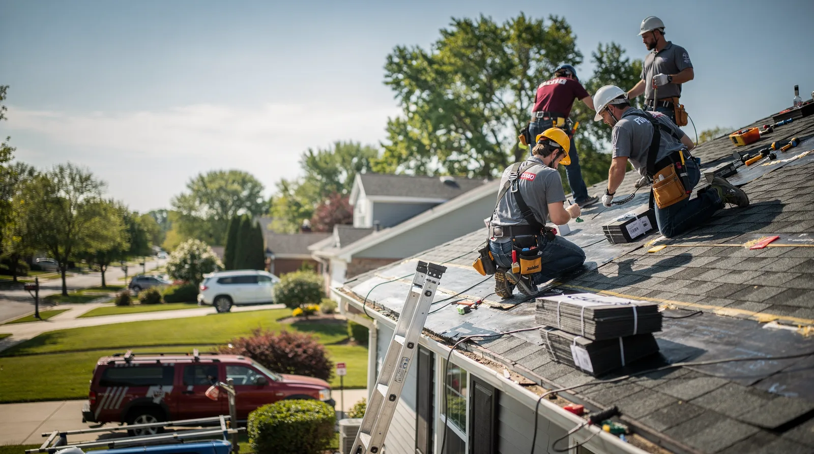 Roof Repair in Lexington, IL around you